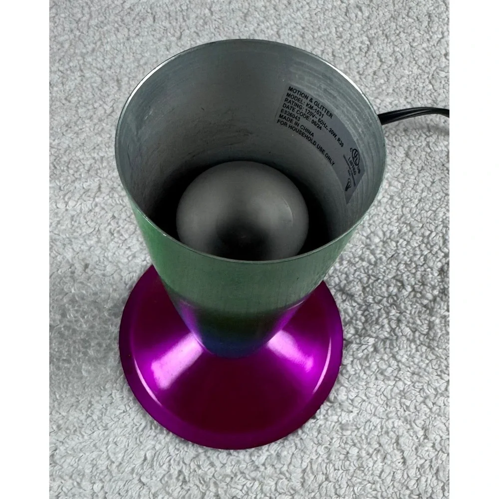 Motion and Glitter Lava Lamp Model KM-1031 16